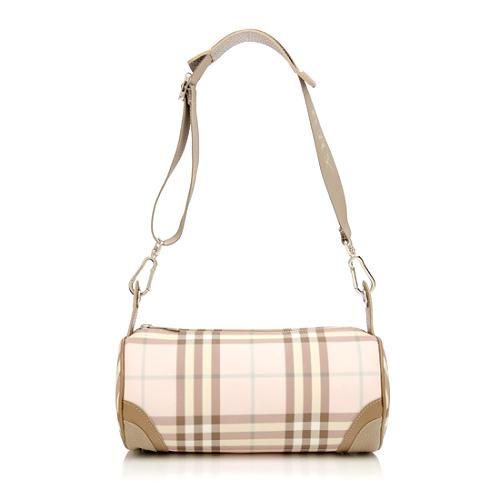 Burberry Candy Nova Check Lola Shoulder Bag