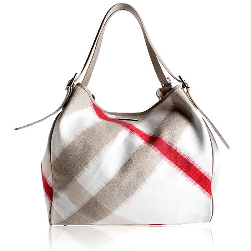 Burberry Canvas IKat Tote