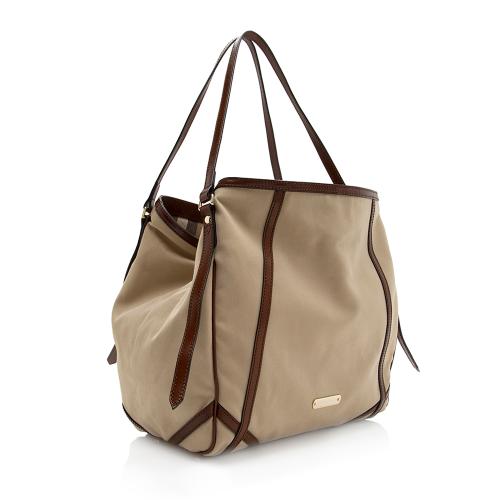 Burberry Canvas Trench Medium Tote