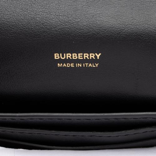 Burberry Cashmere Hackberry Check Note Bag
