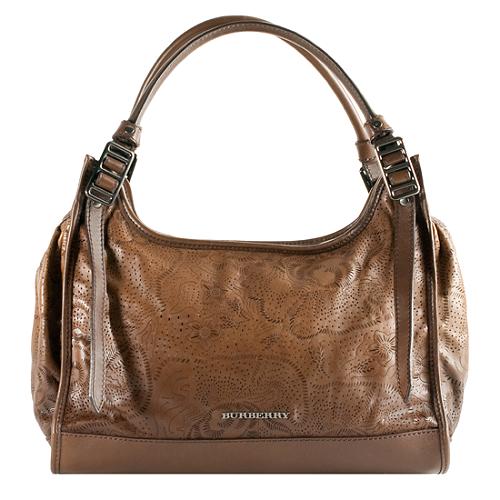 Burberry Degrade Lace Leather Tote