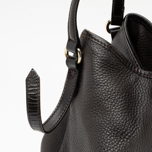 Burberry Grained Leather Canterbury Small Tote