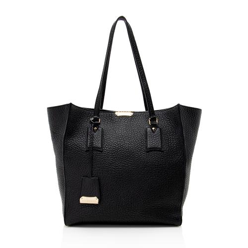 Burberry Grained Leather Woodbury Tote 