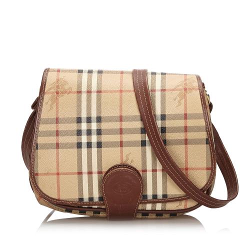 Burberry Haymarket Check Crossbody Bag