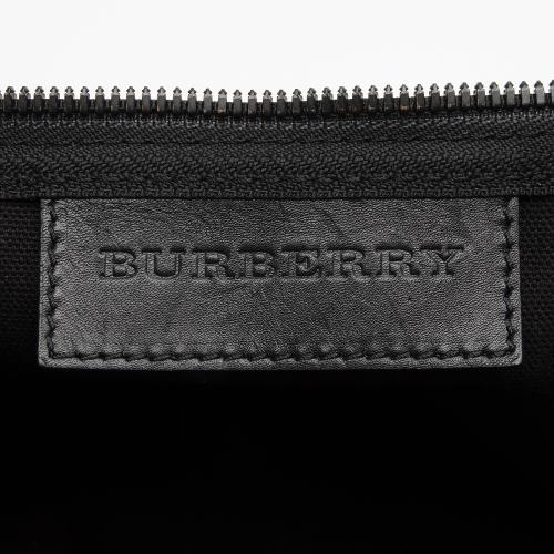 Burberry Haymarket Check Holdall Duffle Bag