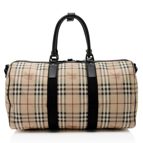 Burberry Haymarket Check Holdall Duffle