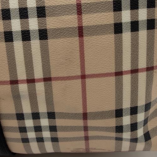 Burberry Haymarket Check Holdall Duffle