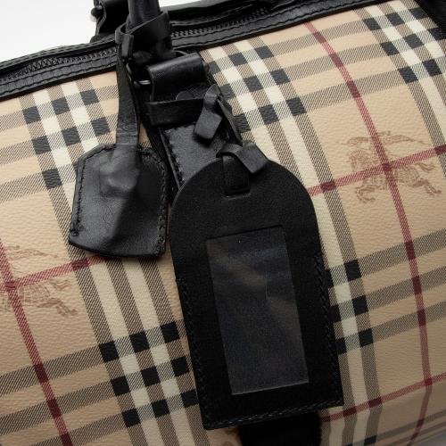 Burberry Haymarket Check Holdall Duffle