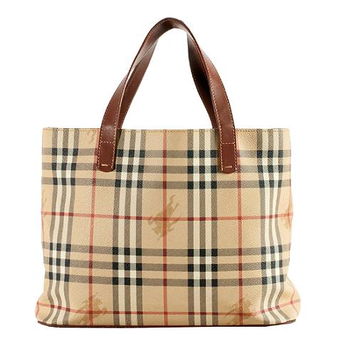 Burberry Haymarket Check Large Tote
