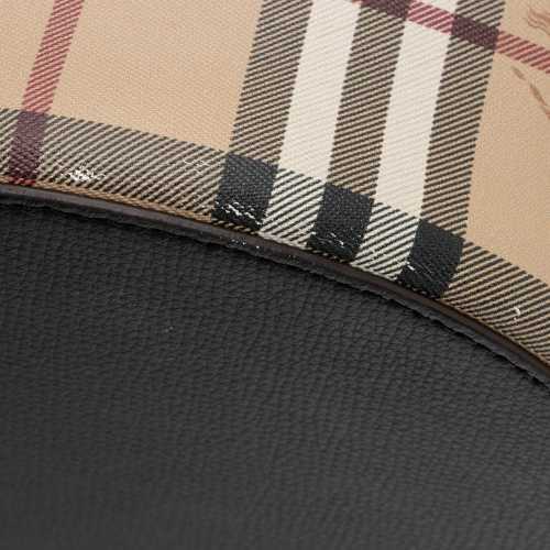 Burberry Haymarket Check Lorne Bucket Bag