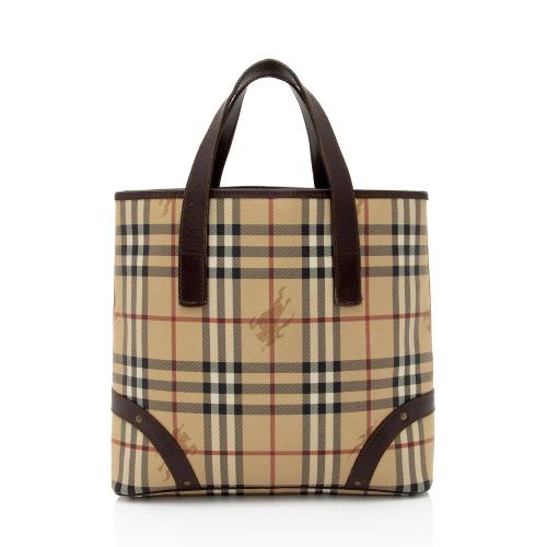 Burberry Haymarket Check Medium Tote