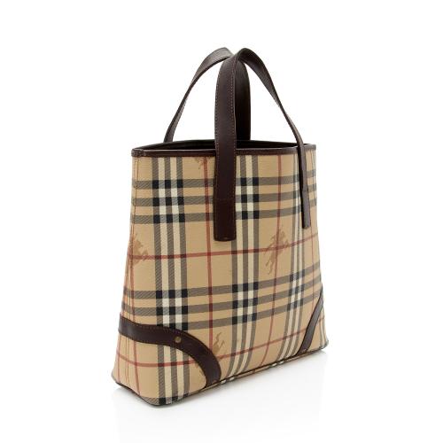 Burberry Haymarket Check Medium Tote