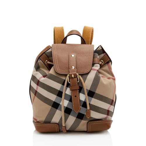 Burberry House Check Dennis Small Backpack