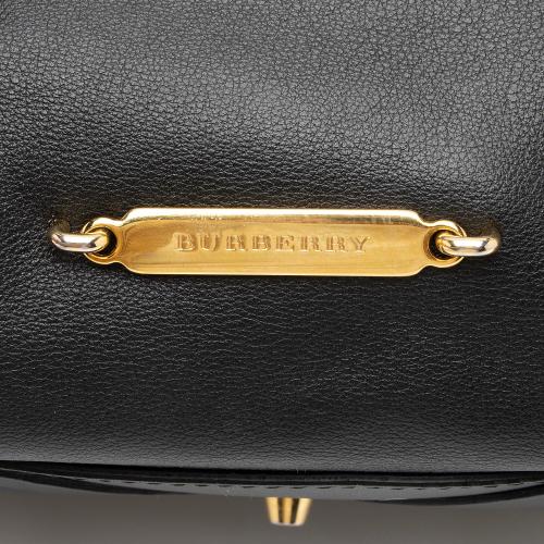 Burberry House Check Lambskin Bridle Salisbury Small Tote