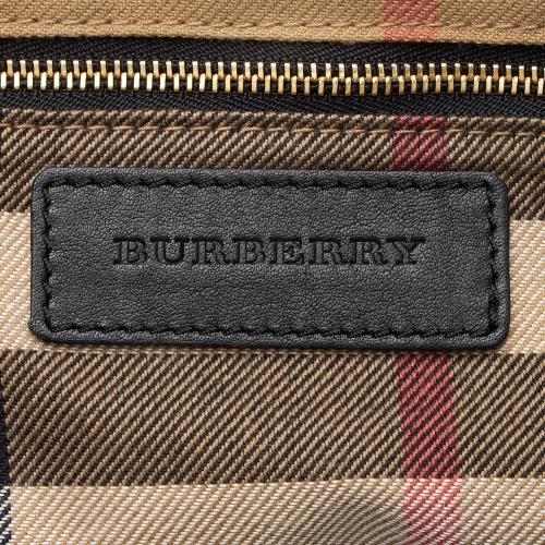 Burberry House Check Lambskin Bridle Salisbury Small Tote