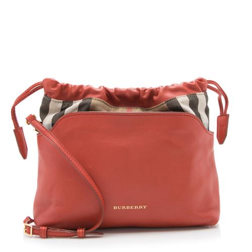 Burberry House Check Leather Lil Crush Crossbody