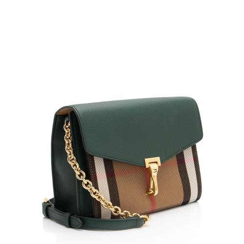 Burberry House Check Macken Chain Small Crossbody