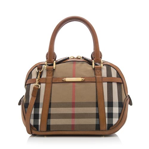 Burberry House Check Orchard Small Satchel - FINAL SALE