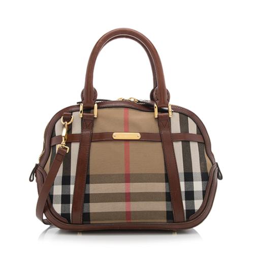 Burberry House Check Orchard Small Satchel