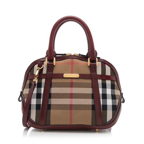Burberry House Check Orchard Small Satchel