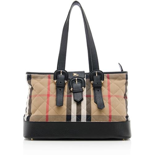 Burberry House Check Quilted Tote