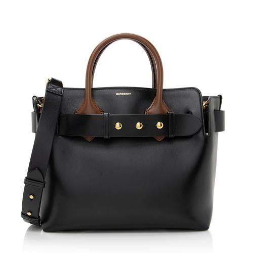 Burberry Leather Belted Marais Small Tote 