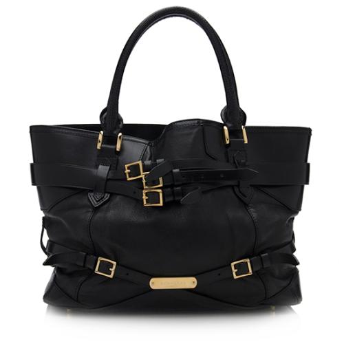 Burberry Leather Bridle Lynher Tote 