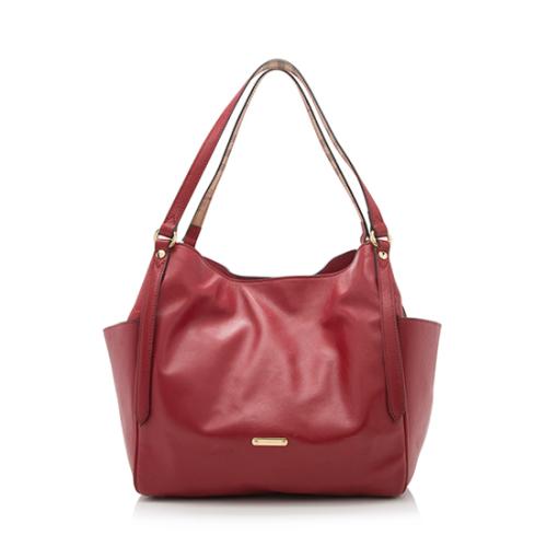 Burberry Leather Canterbury Panels Small Tote