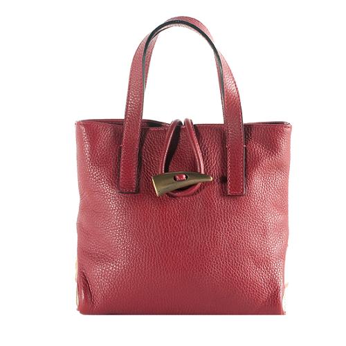 Burberry Leather Horn Toggle Tote