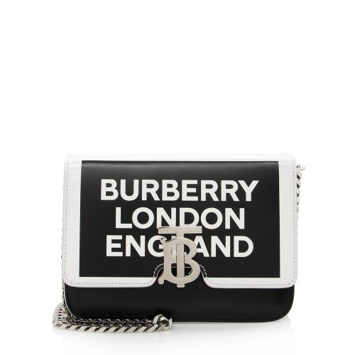 Burberry Leather Logo TB Shoulder Bag