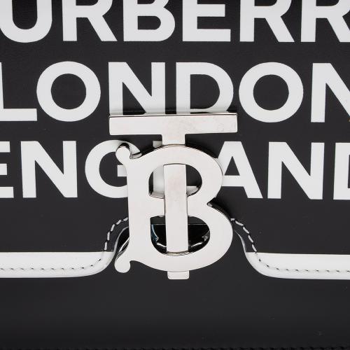 Burberry Brown Leather TB Monogram Medium Shoulder Bag | Yoogi's Closet