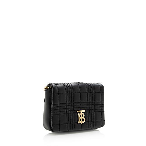 Burberry Leather Micro Lola Shoulder Bag