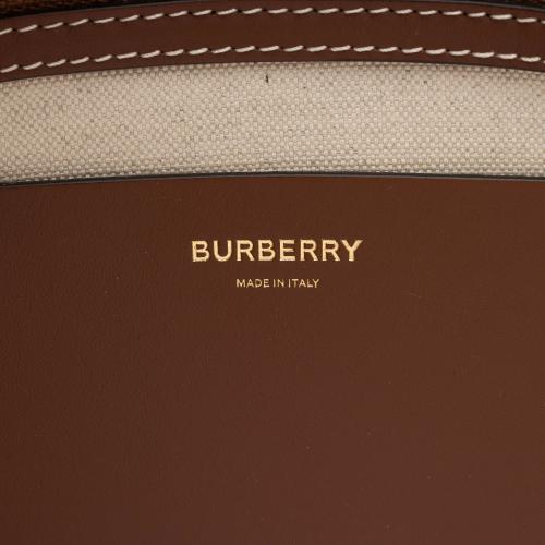 Burberry Leather TB Medium Tote