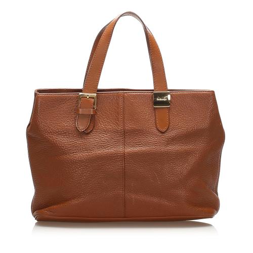 Burberry Leather Tote Bag