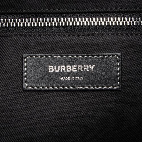 Burberry E-Canvas TB Monogram Bridle Chesterton Bucket Bag