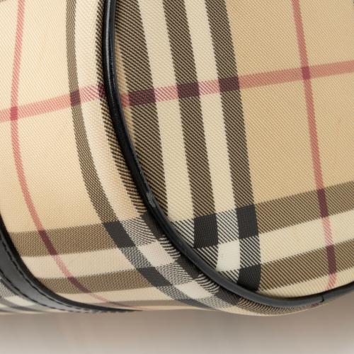 Burberry Nova Check Barrel Bag