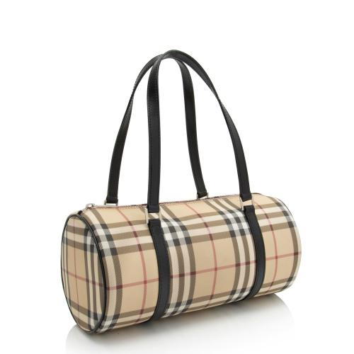 Burberry Nova Check Barrel Bag