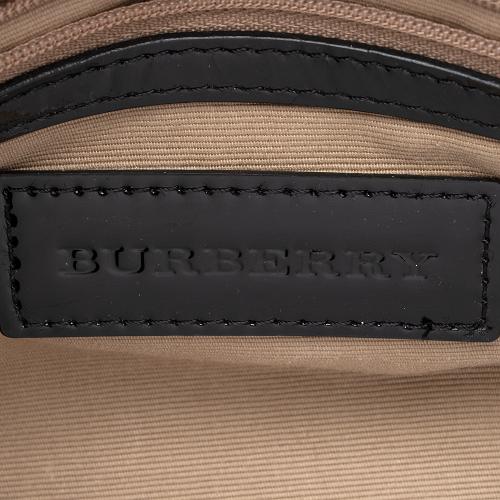 Brown Burberry Calf Leather Boston