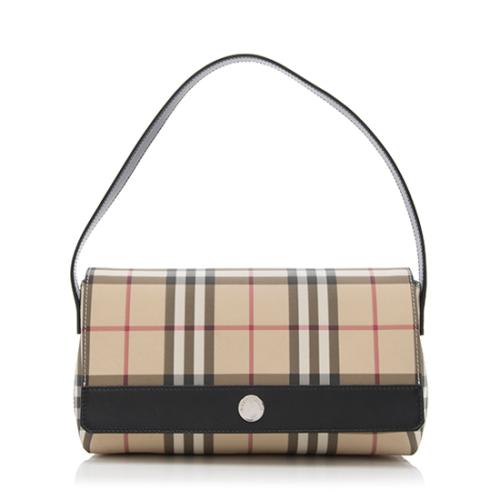 Burberry Nova Check Flap Shoulder Bag