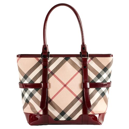 Burberry Nova Check Shopper Tote