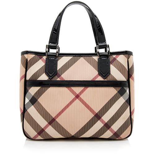 Burberry Super Nova Check Small Tote