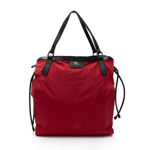 Burberry Nylon Buckleigh Packable Small Tote