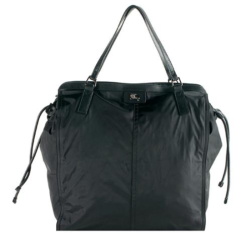 Burberry Nylon 'Buckleigh' Packable Tote