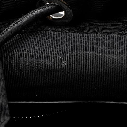 Burberry Nylon Leather Medium Rucksack Backpack
