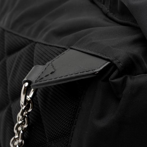 Burberry Nylon Leather Medium Rucksack Backpack