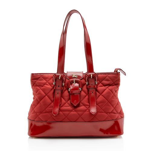 Burberry Nylon Quilted Tote 