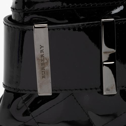 Burberry Patent Leather Buckle Small Shoulder Bag