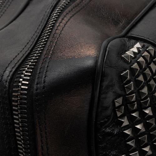 Burberry Prorsum Studded Leather Knight Satchel