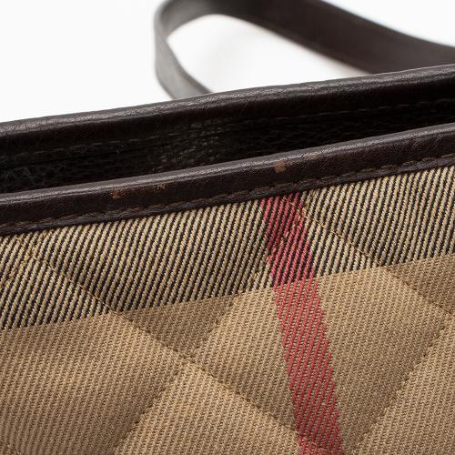 Burberry Quilted House Check Tote - FINAL SALE