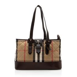Burberry Quilted House Check Tote - FINAL SALE